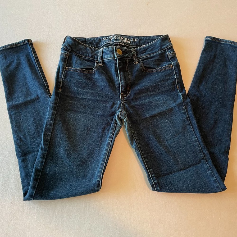 American Eagle Super Stretch Jegging Size 4 Long